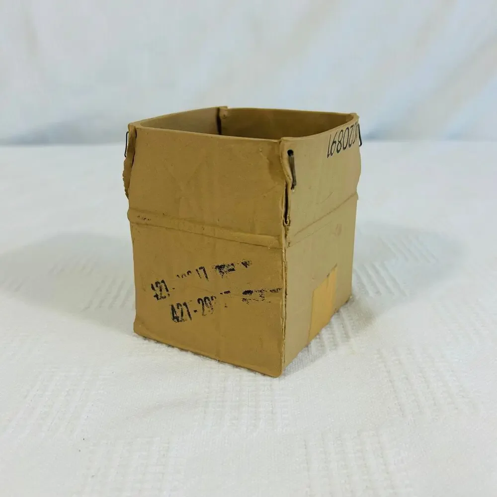 Michael Harvey Vase Pop Art Corrugated Box Rare Vintage Trompe L'oeil Ceramic